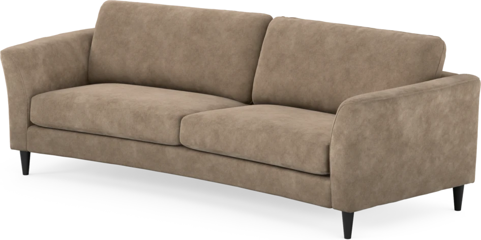 Bridge - 3-sits soffa svängd - Beige