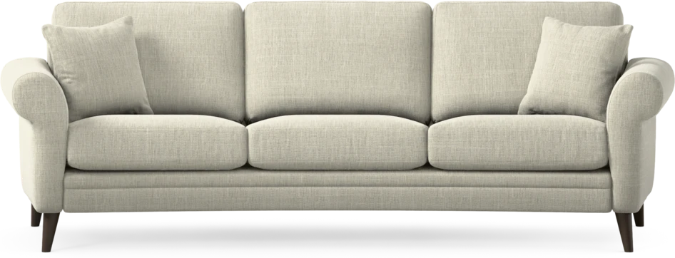 Eden - 3-sits soffa svängd - Beige