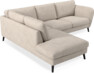 Madison Lux - 2-sits soffa med divan vänster - Vit