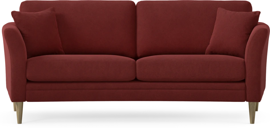 Eden - 2,5-sits soffa svängd - Röd