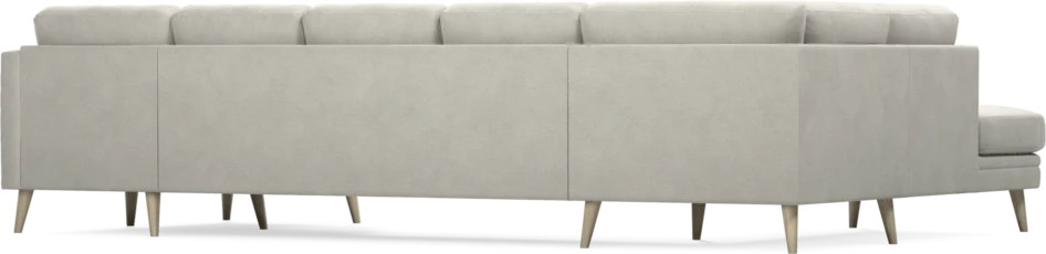 Eden - 3-sits soffa med divan vänster och schäslong höger - Grå
