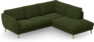 Madison Lux - 2-sits soffa med divan höger - Grön
