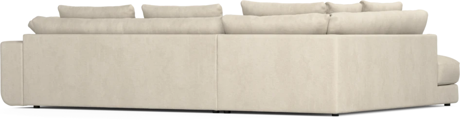Amie - 3-sits med divan vänster - Vit
