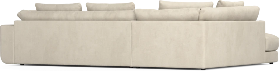 Amie - 3-sits med divan vänster - Vit