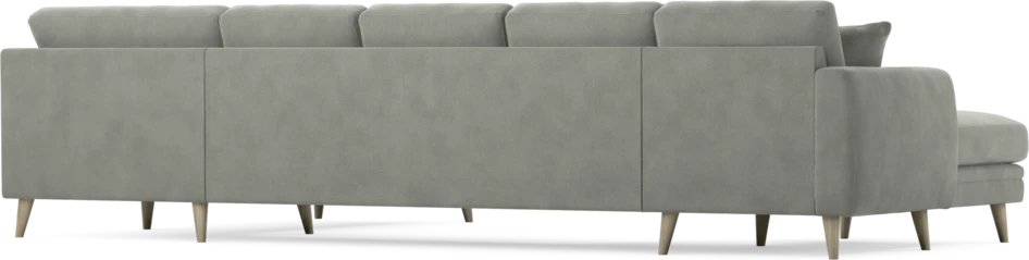 Eden - 3-sits soffa med schäslong vänster och divan höger - Grå
