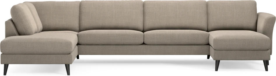 Bridge - 3-sits soffa med divan vänster och schäslong höger - Beige