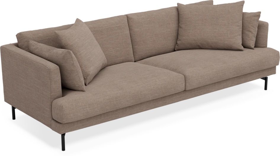 Harper - 4-sits soffa - Brun
