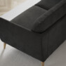Bridge - 2-sits soffa - Svart
