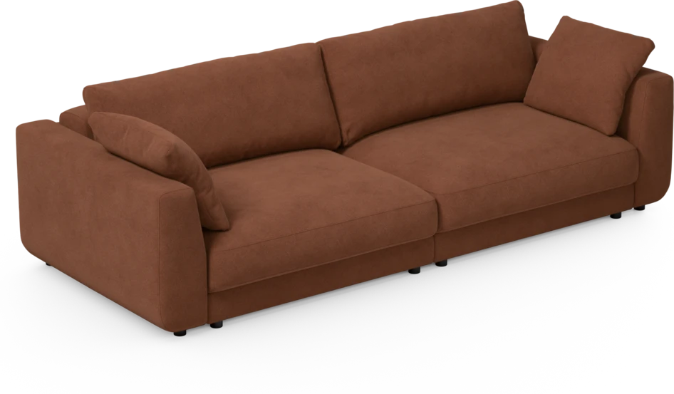 Amie - Bäddsoffa 4-sits - Orange