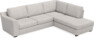 Friday - 2,5-sits soffa med divan höger - Grå