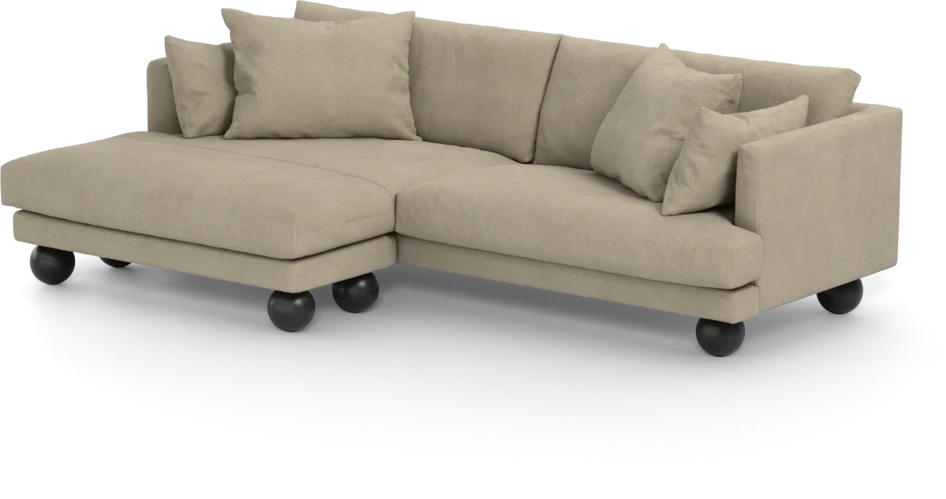 Harper - 4-sits med schäslong XL vänster - Beige
