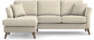 Eden - 2-sits soffa med schäslong - Beige