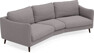 Madison - 3-sits soffa svängd, 90 cm - Grå