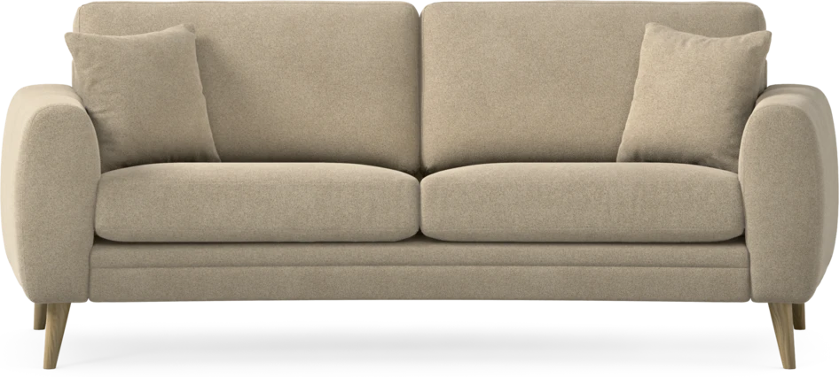 Eden - 2,5-sits soffa svängd - Beige