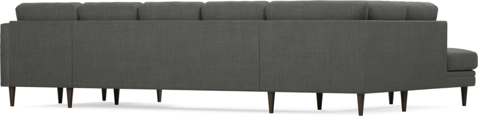 Eden - 3-sits soffa med divan vänster och schäslong höger - Grå
