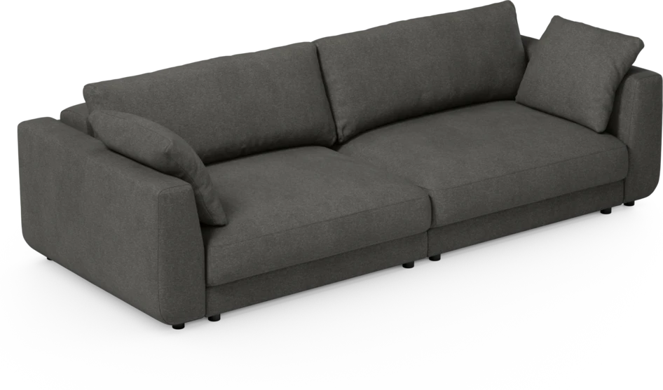 Amie - Bäddsoffa 4-sits - Grå