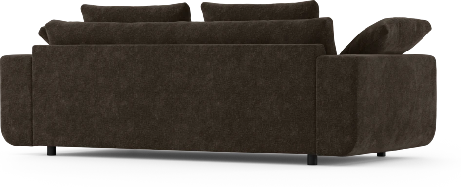 Amie - 3-sits soffa - Brun