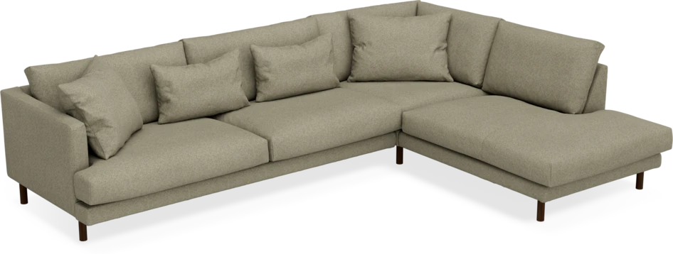Harper - 3-sits soffa med divan höger - Beige