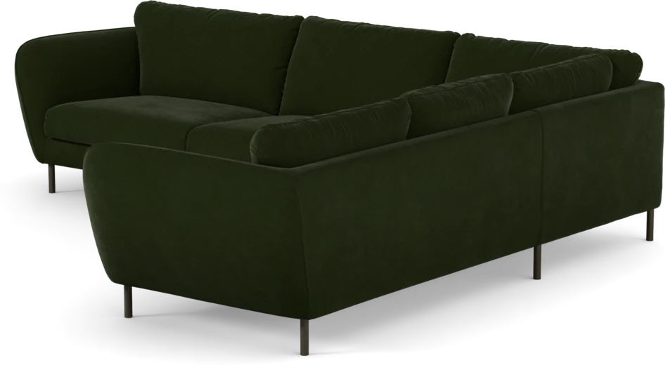 Madison Lux - Hörnsoffa 3+2-sits, hörn 1 - Grön