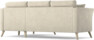 Eden - 2-sits soffa med schäslong - Beige