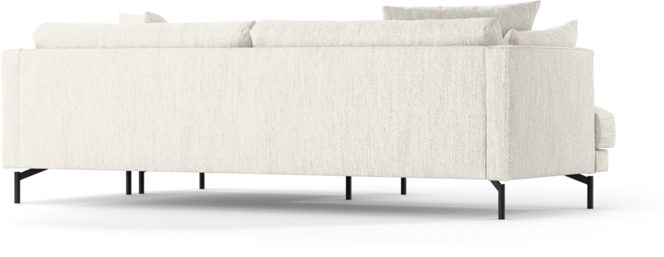 Harper - 4-sits med schäslong XL höger - Vit