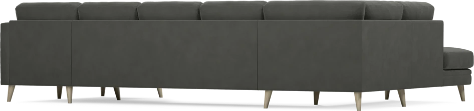 Eden - 3-sits soffa med divan vänster och schäslong höger - Grå