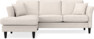 Eden - 2-sits soffa med schäslong - Beige