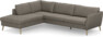 County - 2,5-sits soffa med divan vänster - Brun