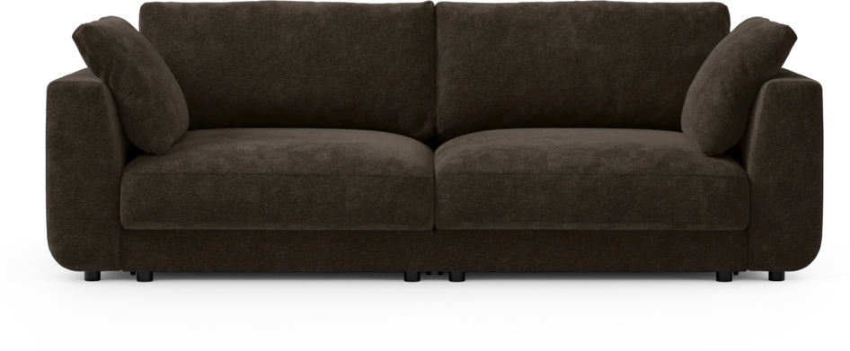 Amie - Bäddsoffa 3-sits - Brun