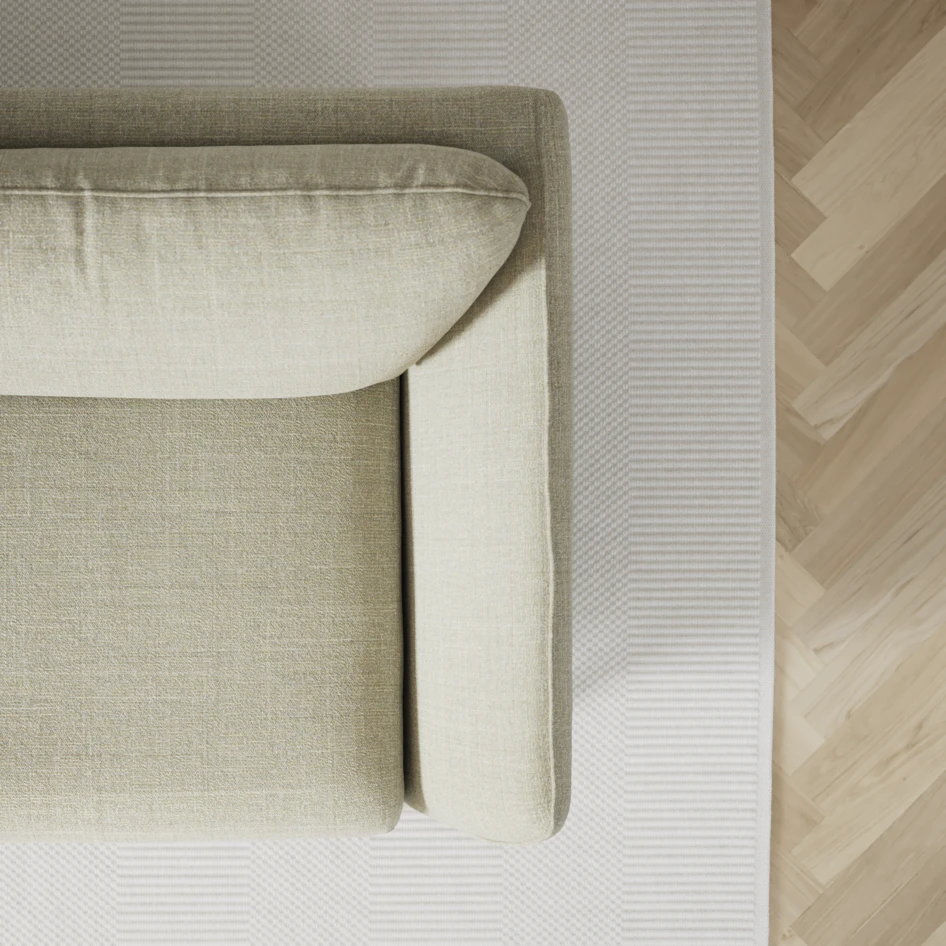 Madison Lux - 3-sits soffa med schäslong vänster - Grön