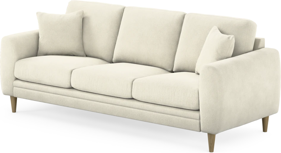 Eden - 3-sits soffa - Vit