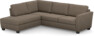 Friday - 2,5-sits soffa med divan vänster - Brun