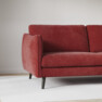 Madison - 3-sits soffa med divan vänster - Rosa