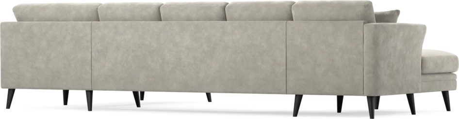 Eden - 3-sits soffa med schäslong vänster och divan höger - Grå
