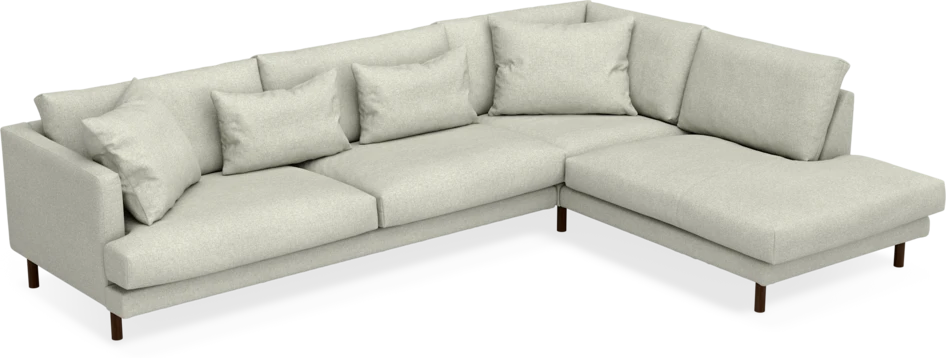 Harper - 3-sits soffa med divan höger - Beige