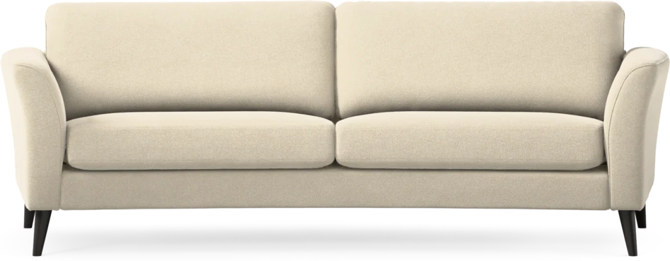 Bridge - 3-sits soffa svängd - Beige