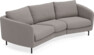 Madison - 3-sits soffa svängd, 70 cm - Grå