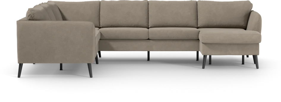 County - Hörnsoffa, 2+3-sits med schäslong höger - Beige