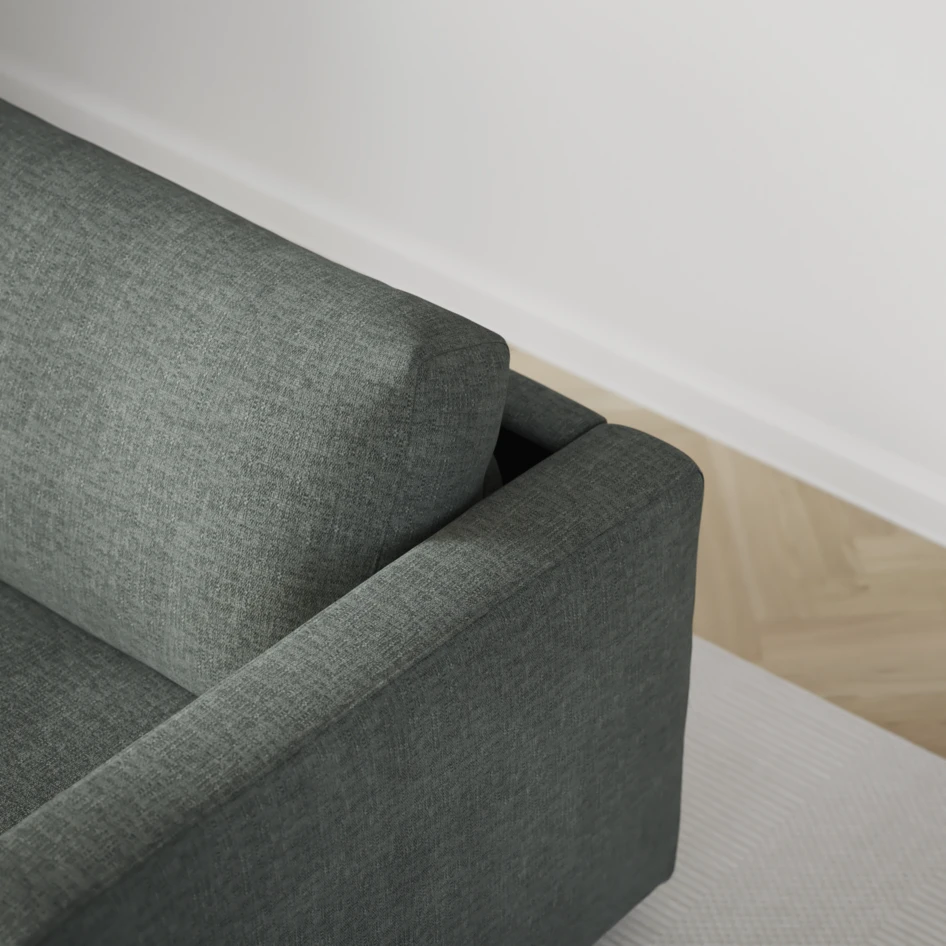 Lindö - Bäddsoffa 3-sits  - Grå