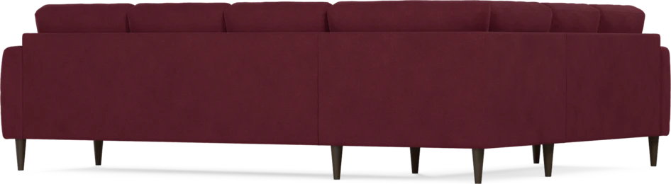 Eden - Hörnsoffa, 2+3-sits - Röd