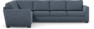 Friday - Hörnsoffa, 2+3-sits - Blå