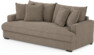 Mila - 3-sits soffa, hel dyna - Beige