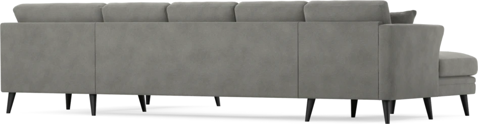 Eden - 3-sits soffa med schäslong vänster och divan höger - Grå