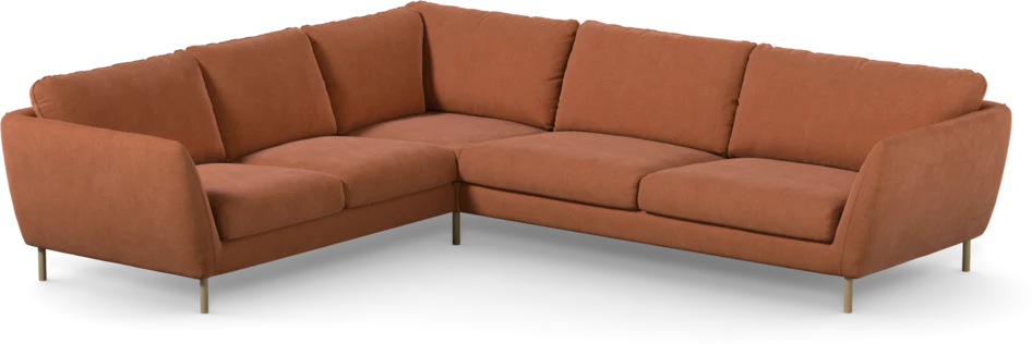 Madison Lux - Hörnsoffa 2+3-sits, hörn 1 - Orange