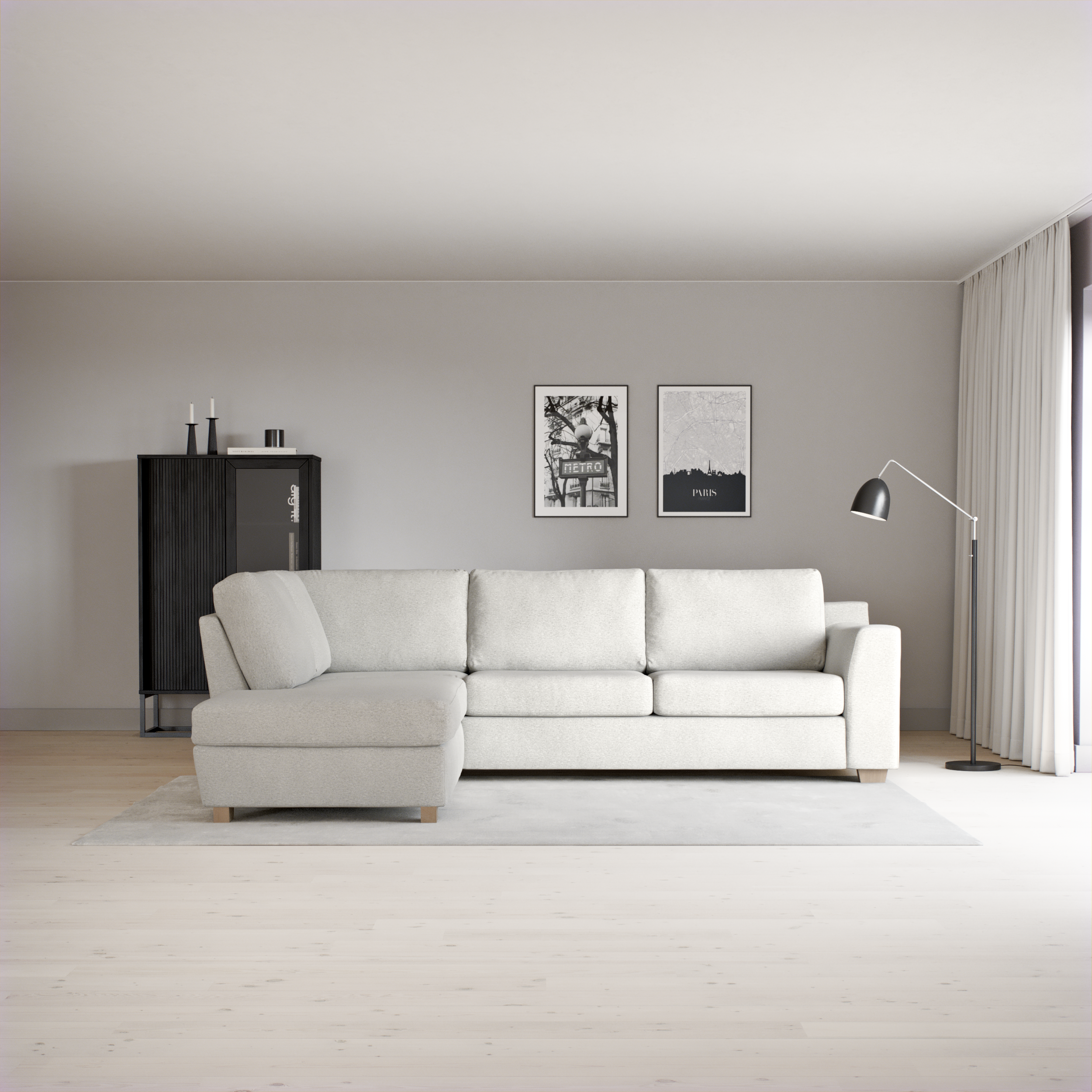 Friday - 2,5-sits soffa med divan vänster - inspiration