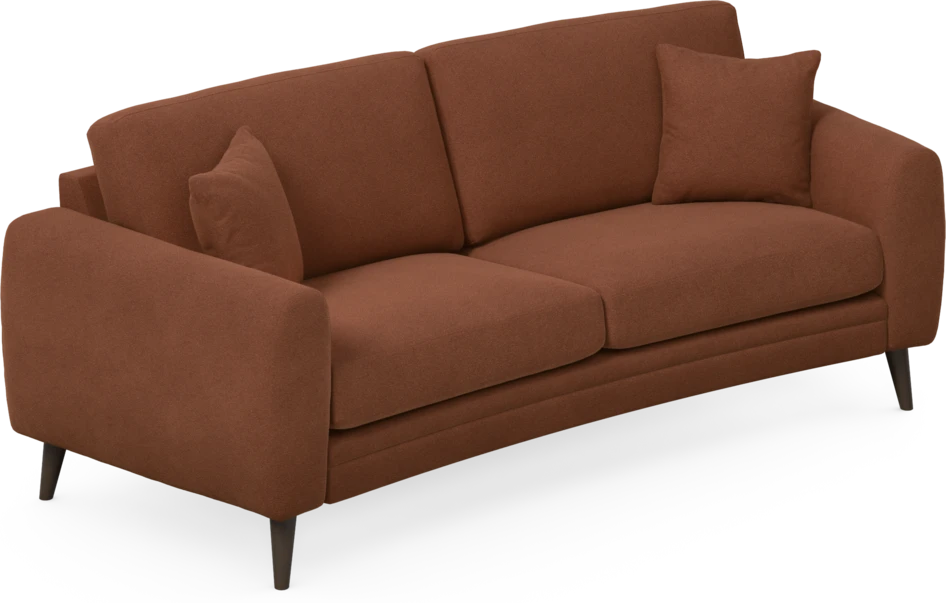 Eden - 2,5-sits soffa svängd - Orange