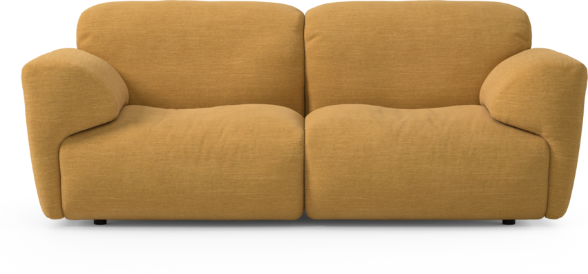 Bobby - 3-sits soffa - Gul