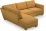 Friday - 2,5-sits soffa med divan vänster - Gul
