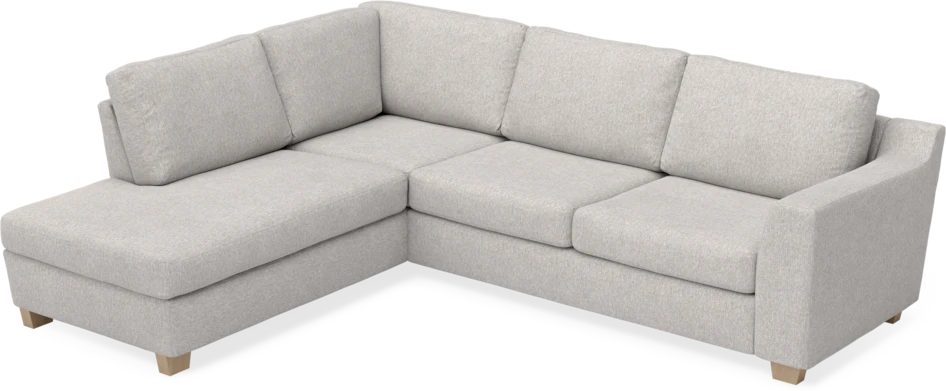 Friday - 2,5-sits soffa med divan vänster - Grå