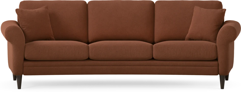 Eden - 3-sits soffa svängd - Orange